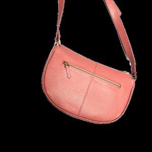 LEATHER HANDBAG - HANDS-FREE HALFMOON BAG